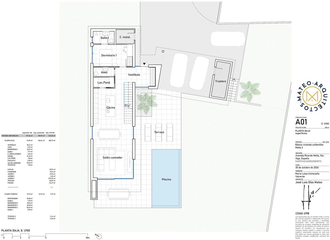 Venta de chalet independiente en Avenida Ricardo Mella, 345, Vigo
 plan 3