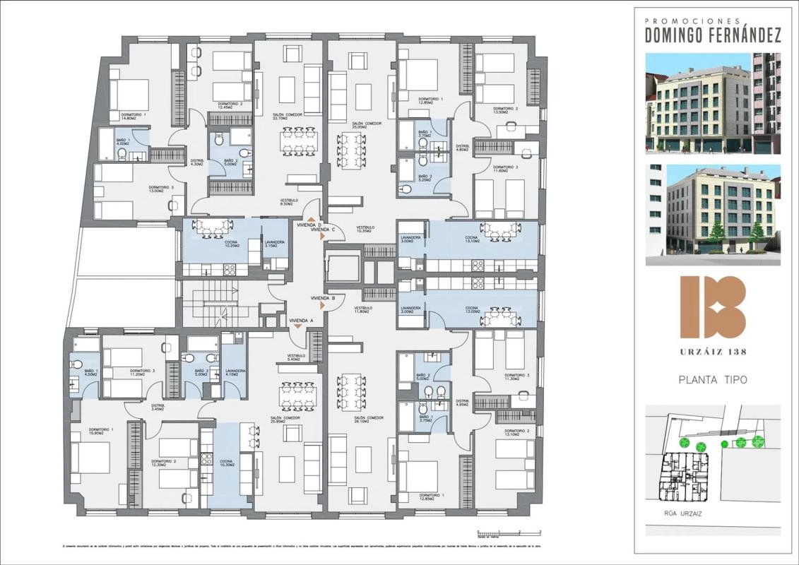 Obra nueva Urzaiz 138 en Vigo (Revista) plan 1