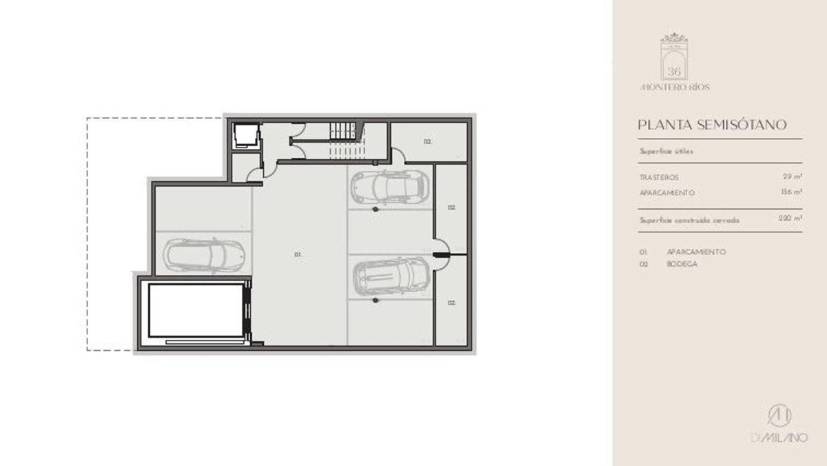 Nowa nieruchomość Montero Ríos 36 w Vigo plan 2