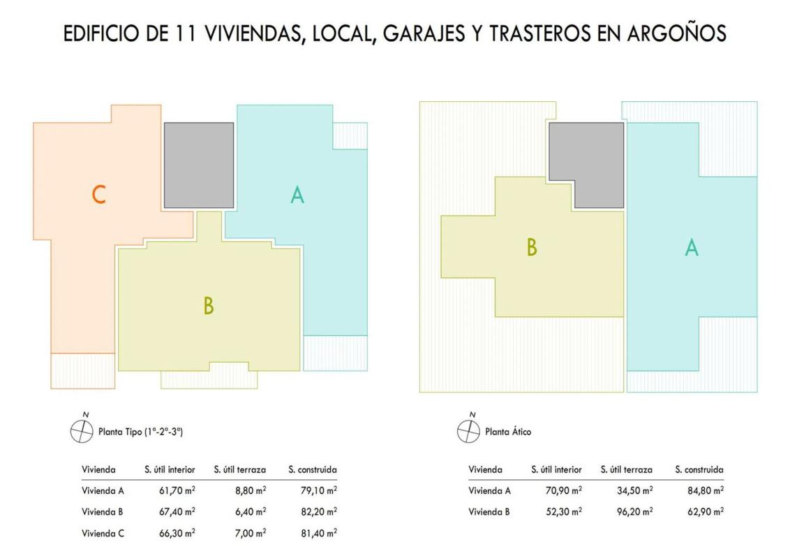 Obra nueva Los Sauces en Argoños (Revista) plan 1