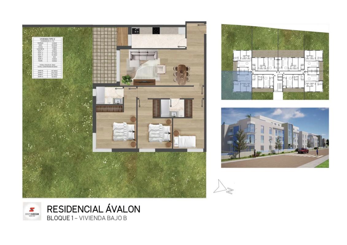 Obra nueva Residencial Ávalon en Santa Cruz de Bezana (Revista) plan 4