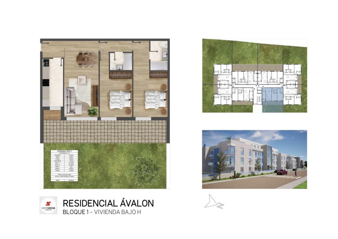 Obra nueva Residencial Ávalon en Santa Cruz de Bezana (Revista) plan 8