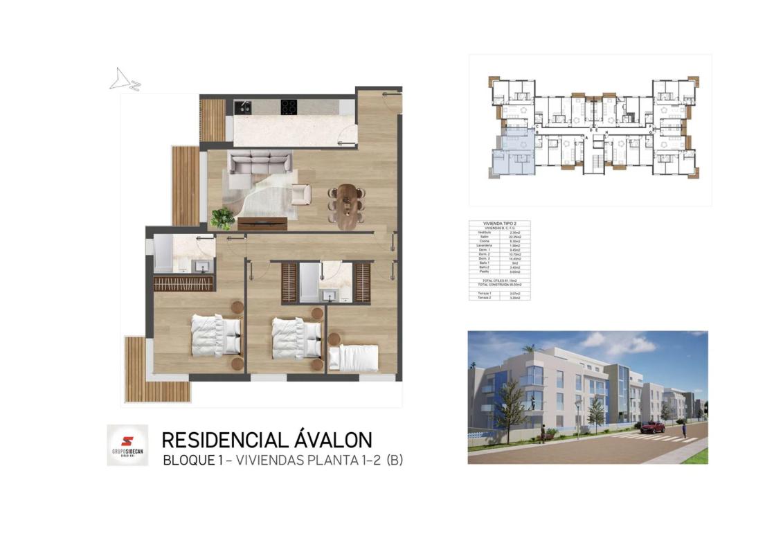 Obra nueva Residencial Ávalon en Santa Cruz de Bezana (Revista) plan 14