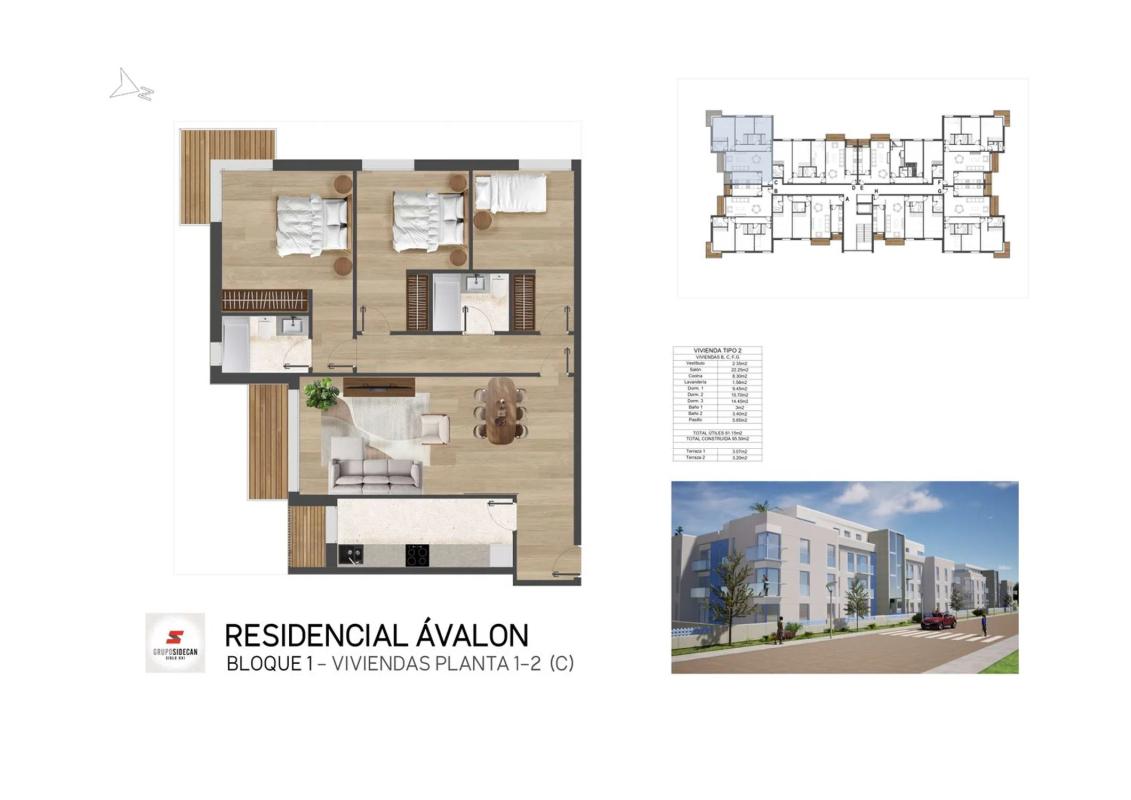 Obra nueva Residencial Ávalon en Santa Cruz de Bezana (Revista) plan 15