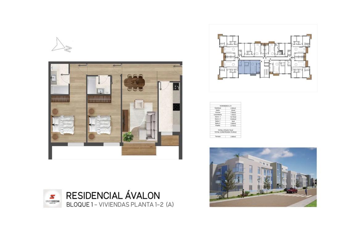 Obra nueva Residencial Ávalon en Santa Cruz de Bezana (Revista) plan 16
