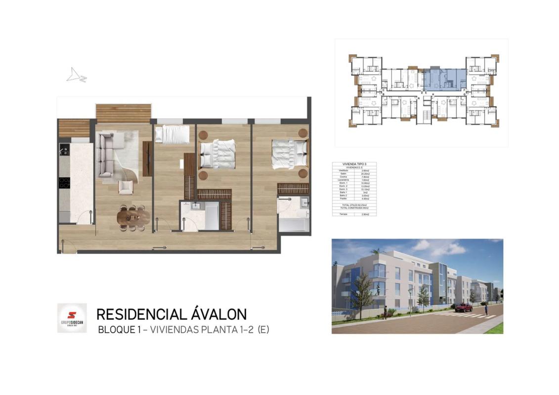 Obra nueva Residencial Ávalon en Santa Cruz de Bezana (Revista) plan 17