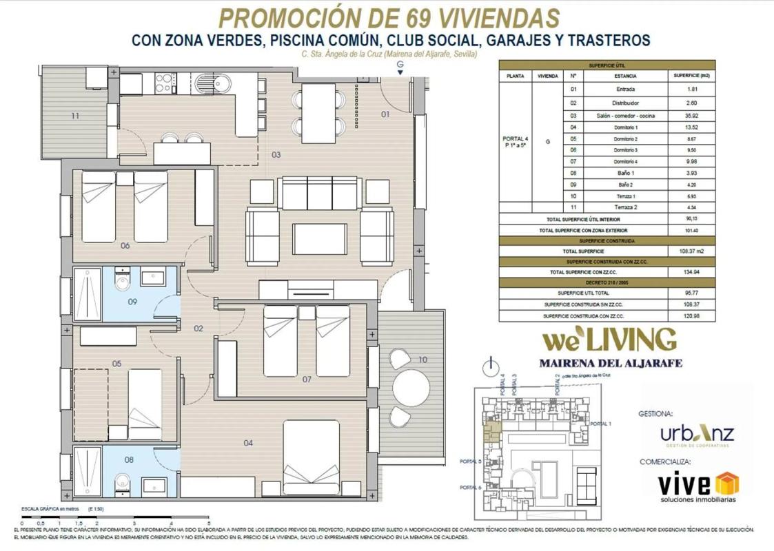 Obra nueva We Living Mairena del Aljarafe en Mairena del Aljarafe (Revista) plan 1