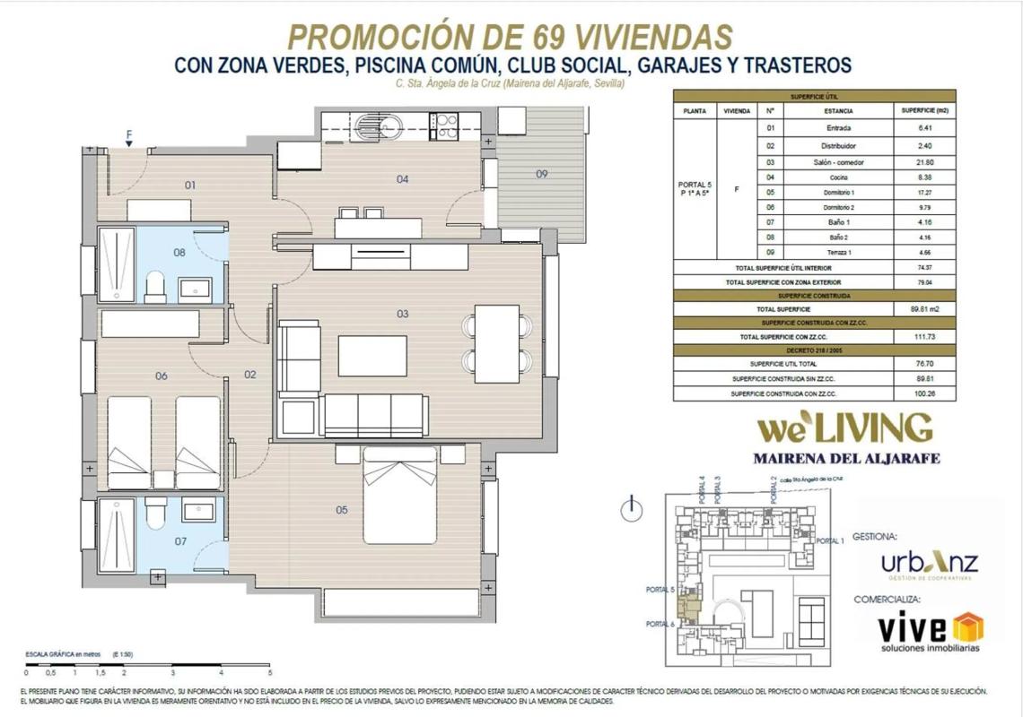 Obra nueva We Living Mairena del Aljarafe en Mairena del Aljarafe (Revista) plan 2