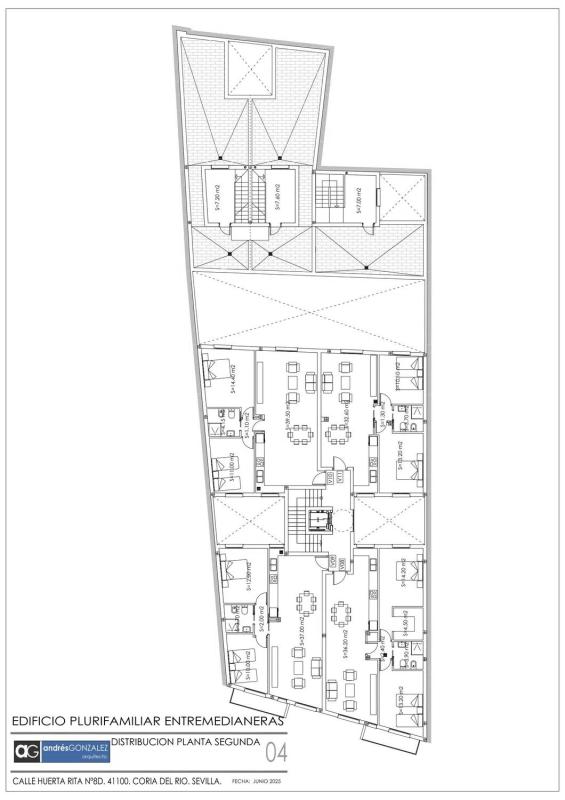 Obra nueva Huerta Rita en Coria del Río (Revista) plan 1