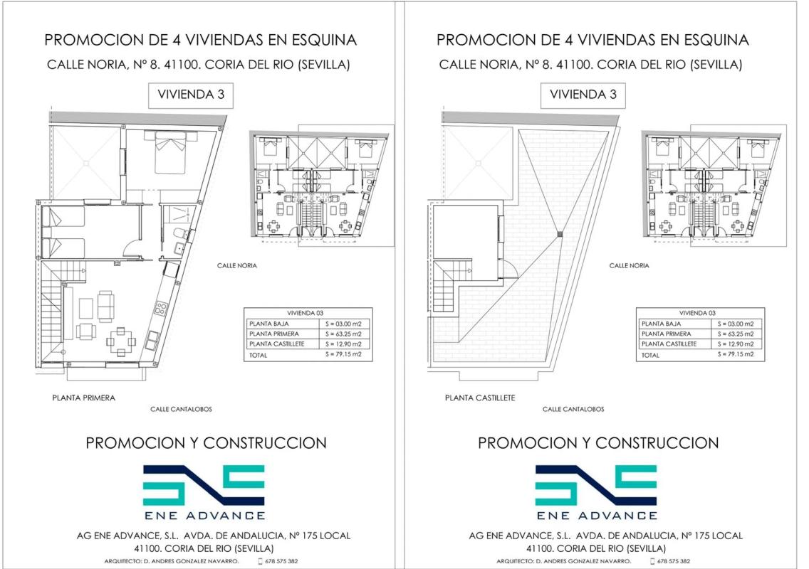 Obra nueva Noria 8 en Coria del Río (Revista) plan 1