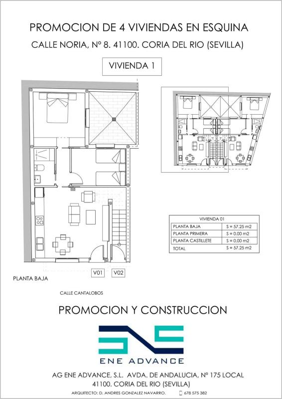 Obra nueva Noria 8 en Coria del Río (Revista) plan 2
