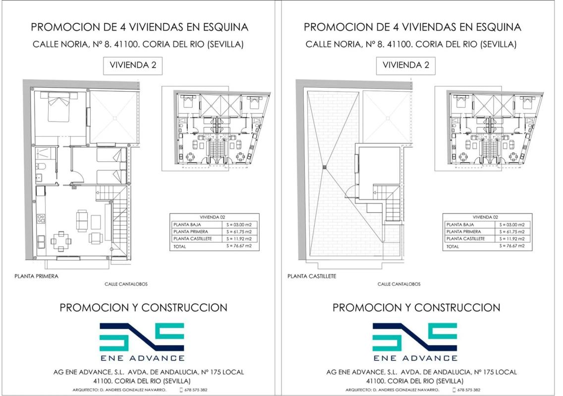 Obra nueva Noria 8 en Coria del Río (Revista) plan 4