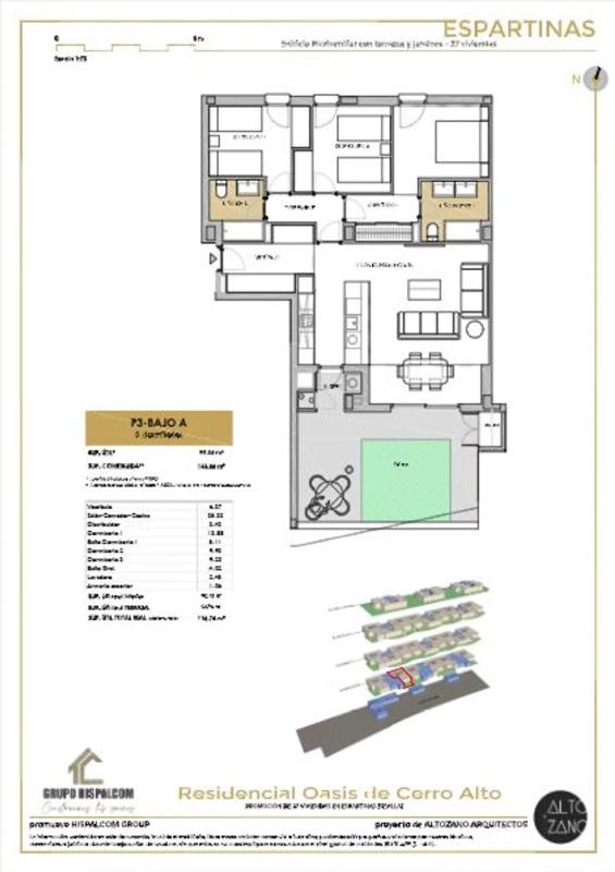 Obra nueva Oasis de Cerro Alto en Espartinas (Revista) plan 2
