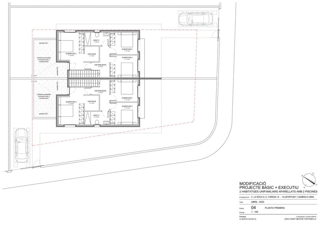 Obra nueva La Roca en Cambrils (Revista) plan 3