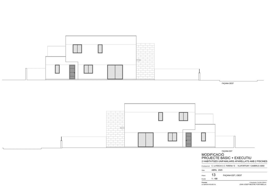 Obra nueva La Roca en Cambrils (Revista) plan 4