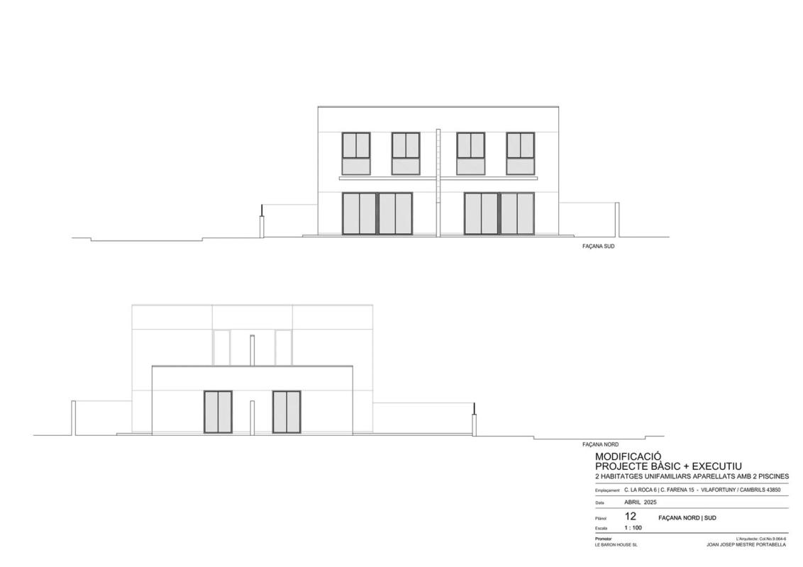 Obra nueva La Roca en Cambrils (Revista) plan 5