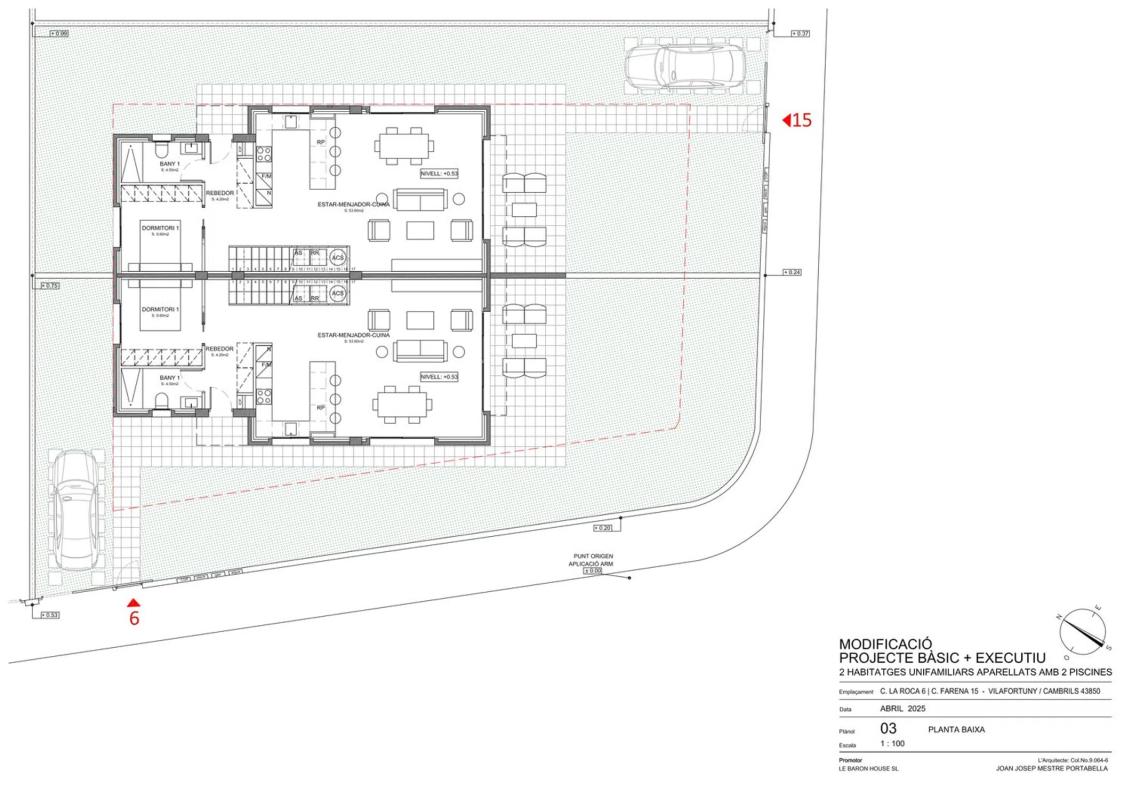 Obra nueva La Roca en Cambrils (Revista) plan 6