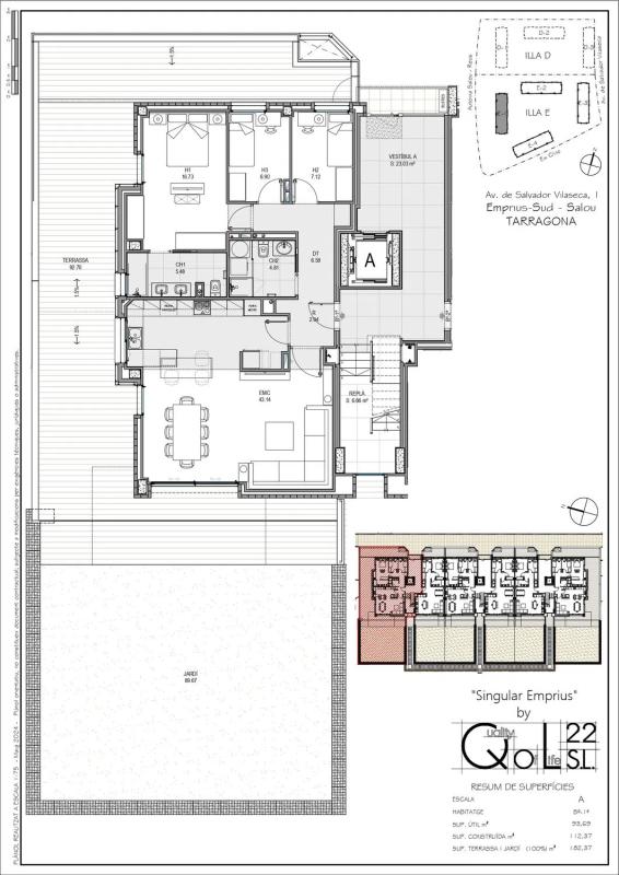 Obra nueva Avda. Salvador de Vilaseca en Salou (Revista) plan 3
