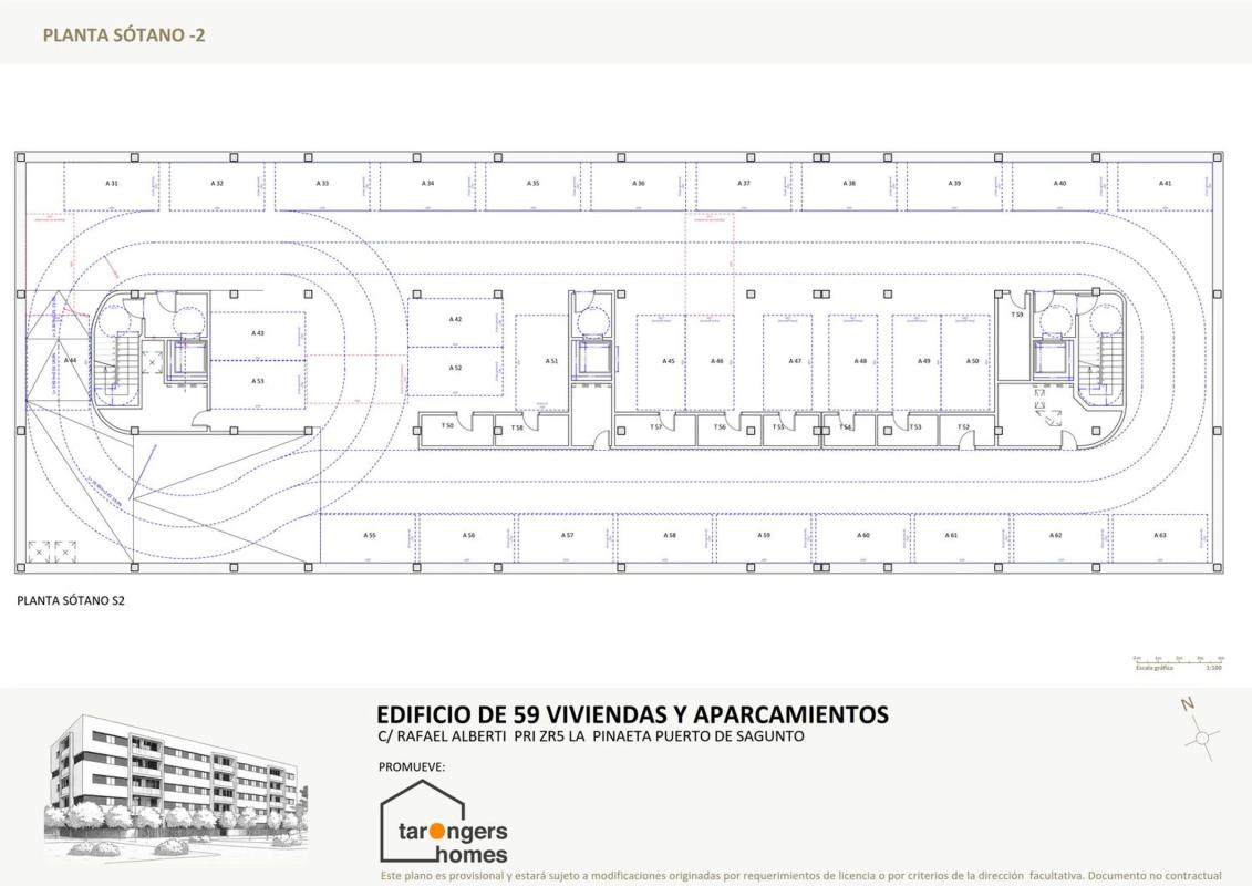 Obra nueva Residencial Alberti en Puerto de Sagunto (Revista) plan 5