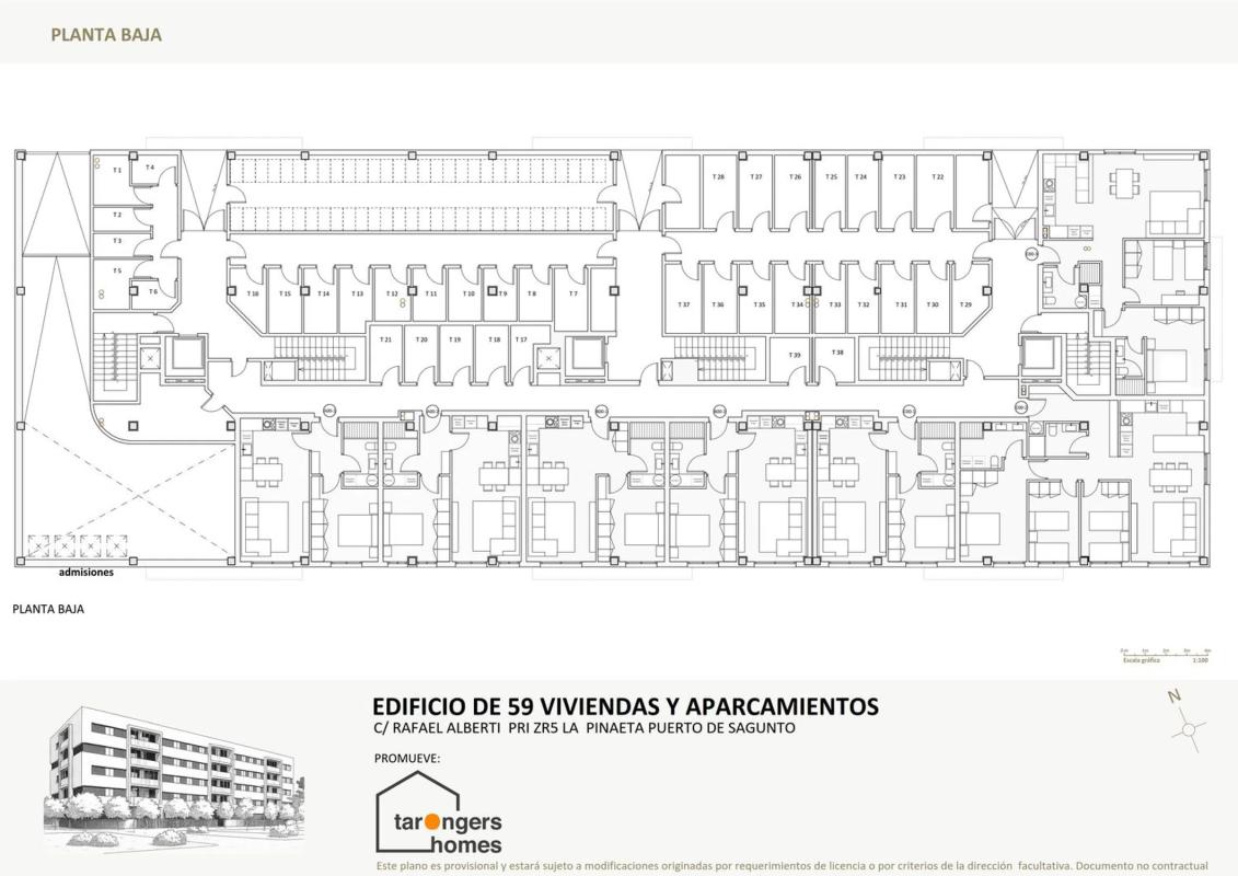 Obra nueva Residencial Alberti en Puerto de Sagunto (Revista) plan 6