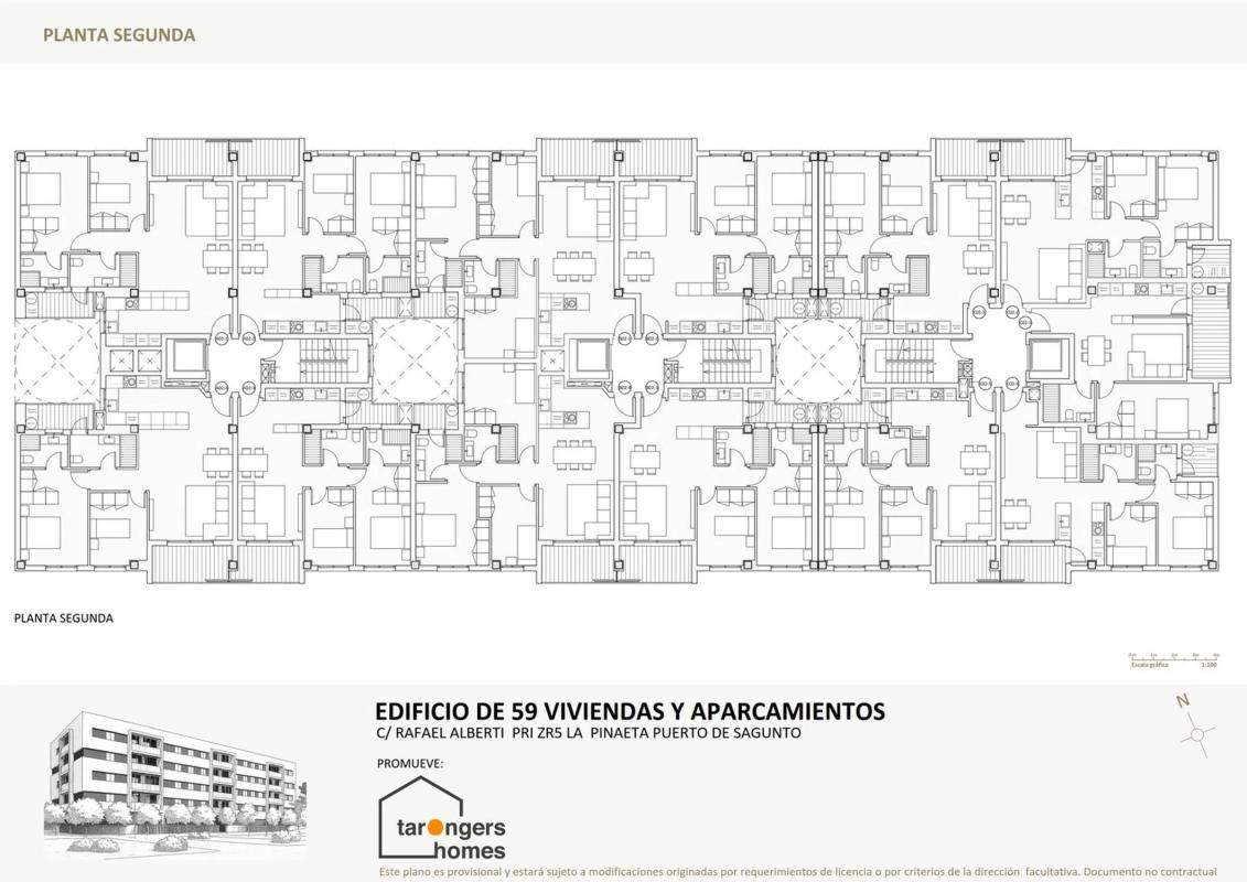 Obra nueva Residencial Alberti en Puerto de Sagunto (Revista) plan 8