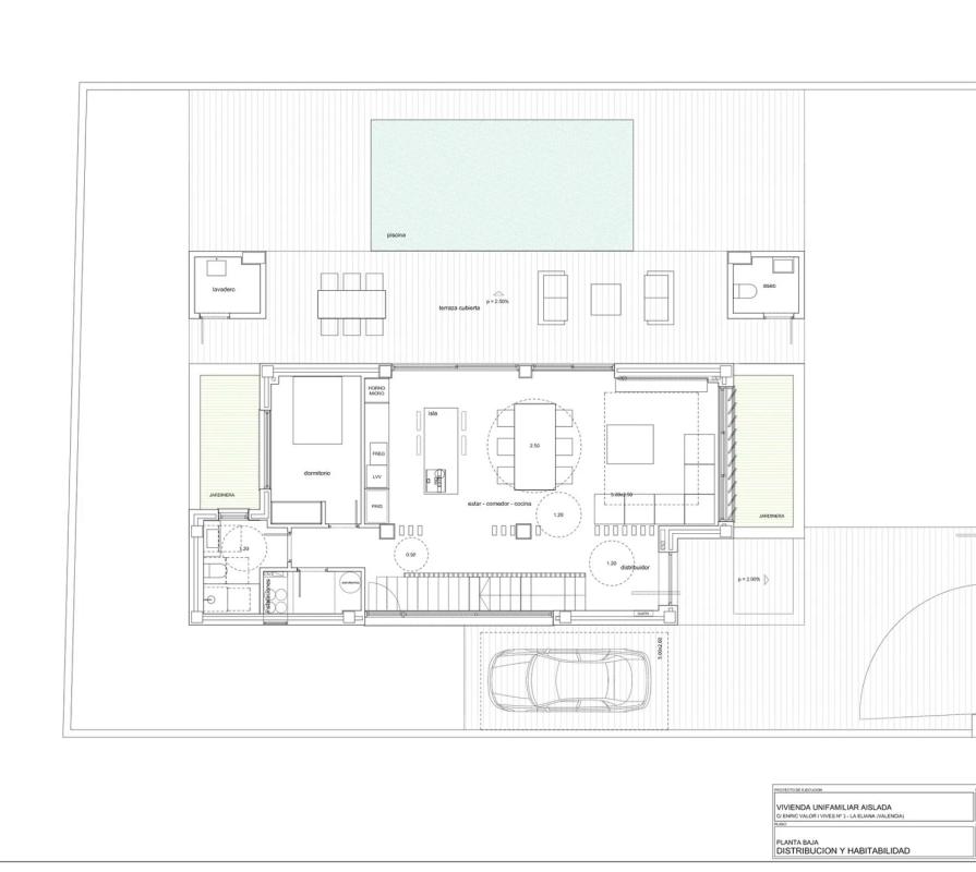 Obra nueva Villa Valor Vives en L'Eliana (Revista) plan 1