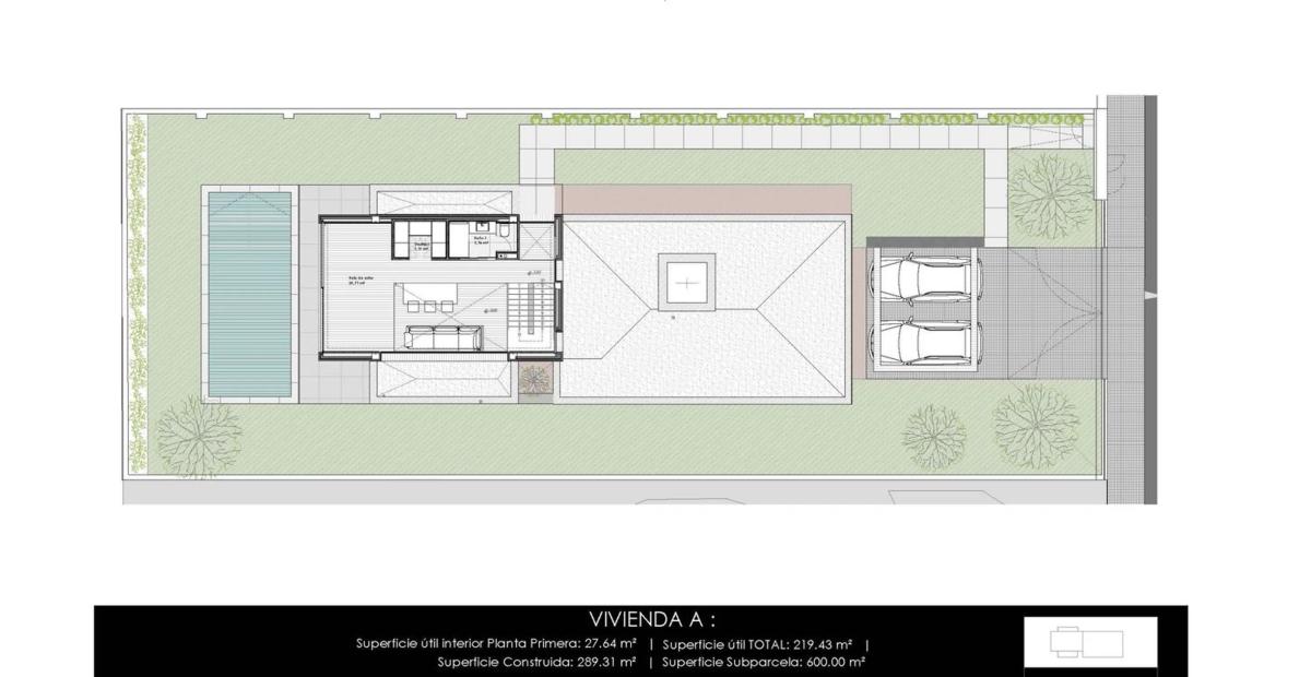 Obra nueva Villas Eliana Twins en L'Eliana (Revista) plan 2