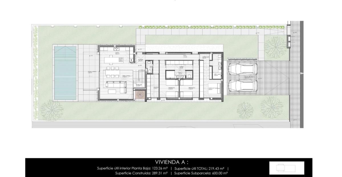 Obra nueva Villas Eliana Twins en L'Eliana (Revista) plan 3