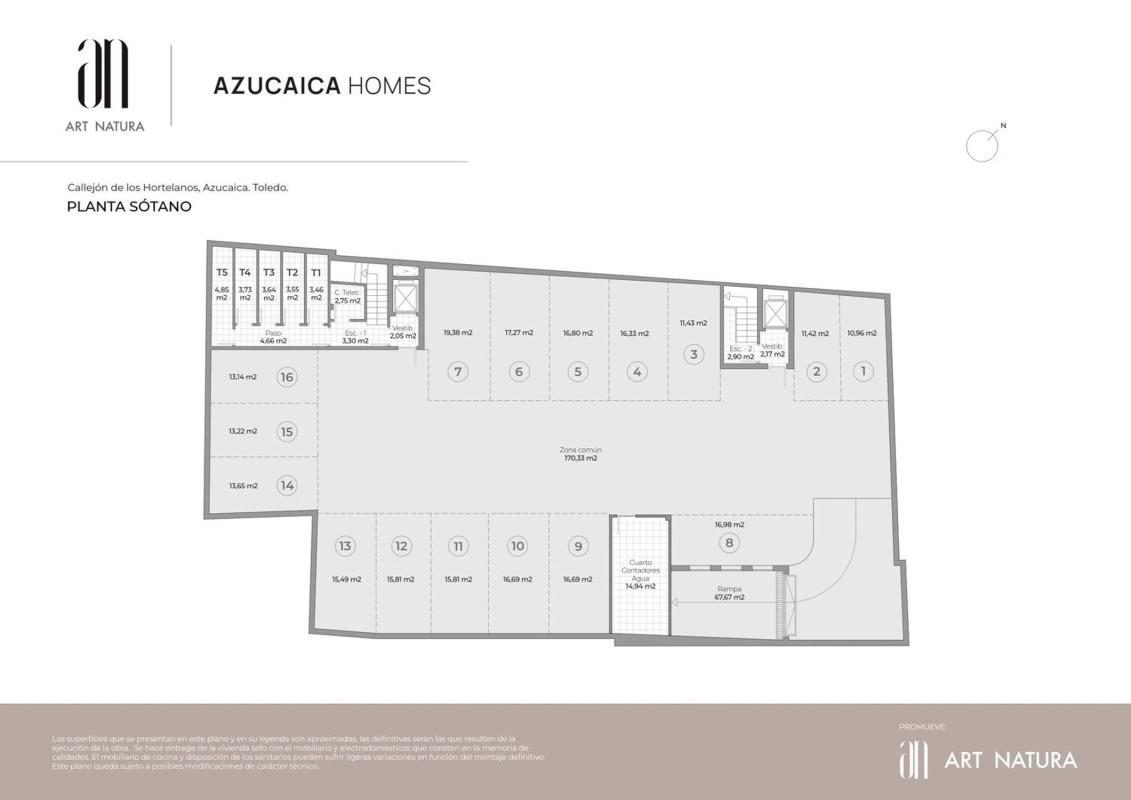 Venta de piso en Callejón De los Hortelanos, 10, Toledo
 plan 1