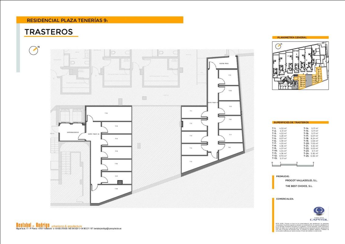 Sprzedaż mieszkania w Plaza Tenerías, 9, Valladolid
plan 1