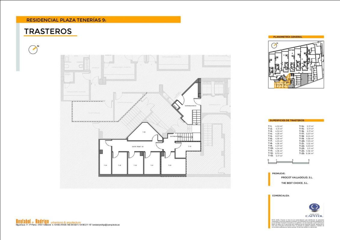 Sprzedaż mieszkania w Plaza Tenerías, 9, Valladolid
plan 2