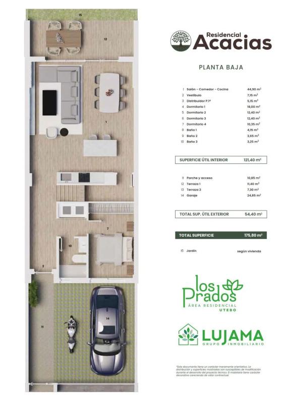 Obra nueva Residencial Acacias nueva fase en Utebo (Revista) plan 2