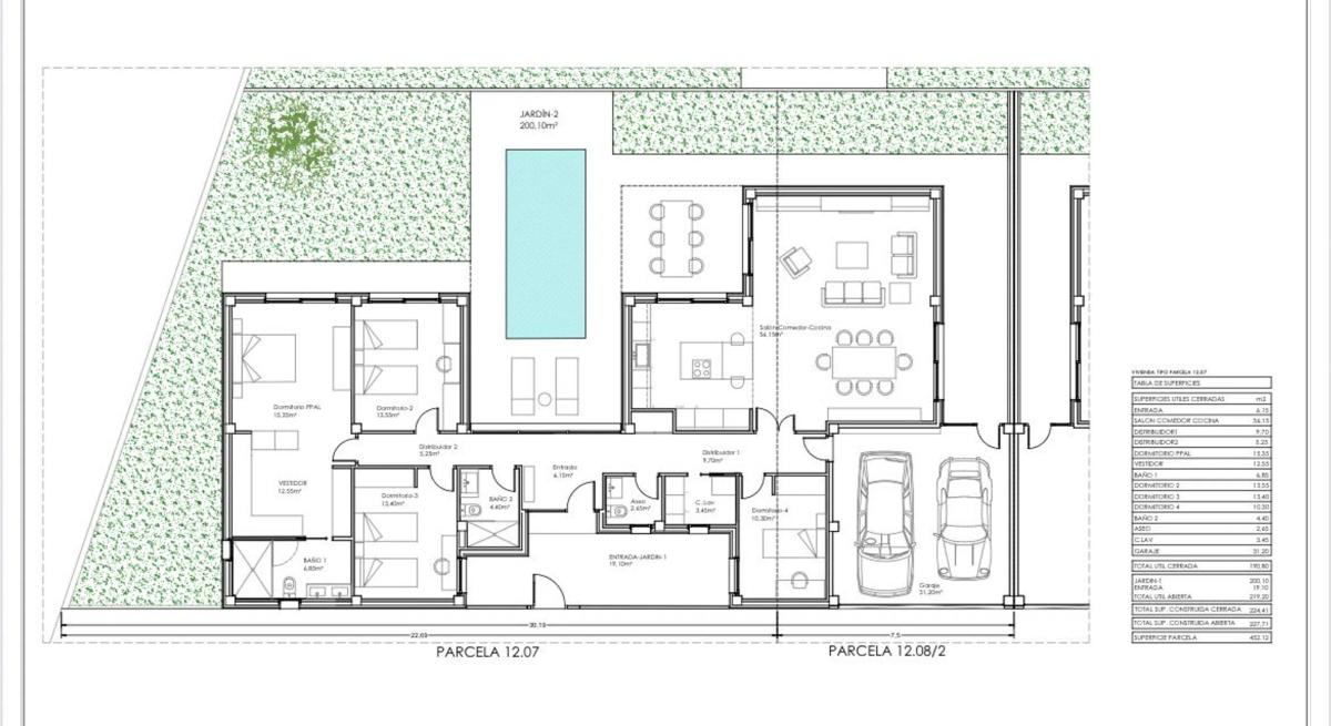 Obra nueva Emperador Vespasiano en Cuarte de Huerva (Revista) plan 1