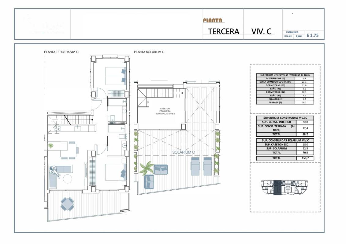 Продажа пентхауса на  Ciudad de Requena, 1, Ла Виллахойоса / Вила Хойоса plan 6