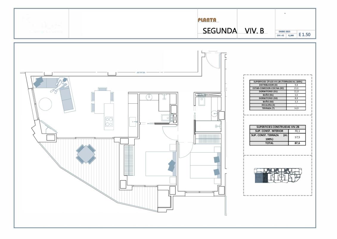Obra nueva Port Beach en La Villajoyosa / Vila Joiosa (Revista) plan 2