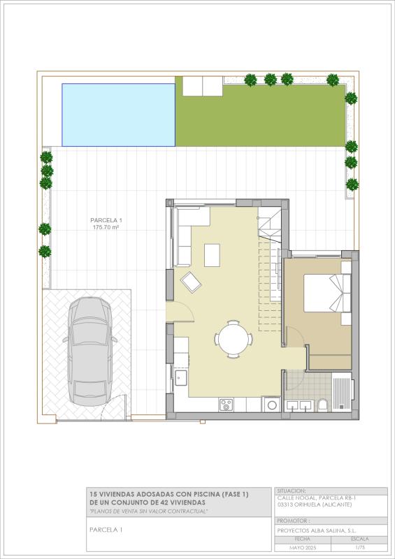 New construction ALBA - SALINA 4 de Vistabella Golf in Orihuela plan 3