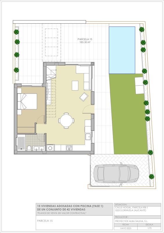 New construction ALBA - SALINA 4 de Vistabella Golf in Orihuela plan 5