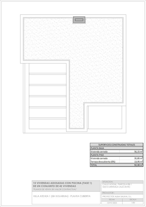 New construction ALBA - SALINA 4 de Vistabella Golf in Orihuela plan 6