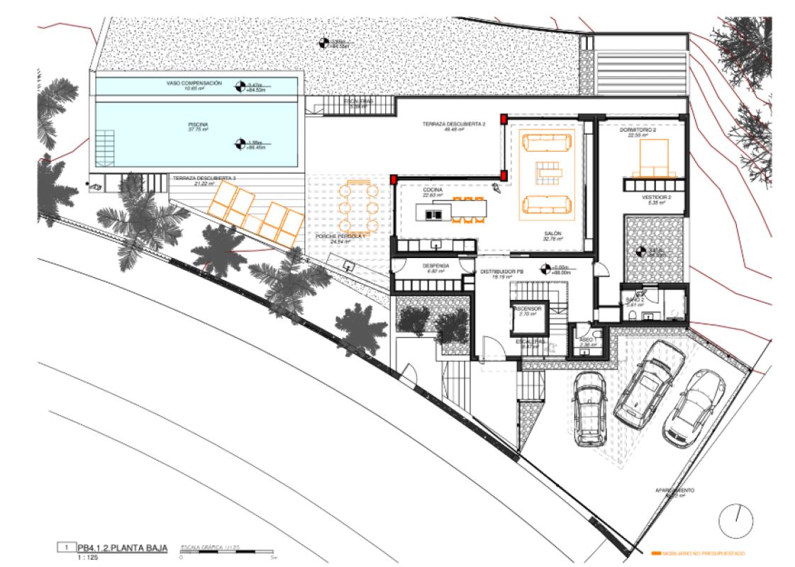 Obra nueva Villa Ana en Marbella (Revista) plan 2
