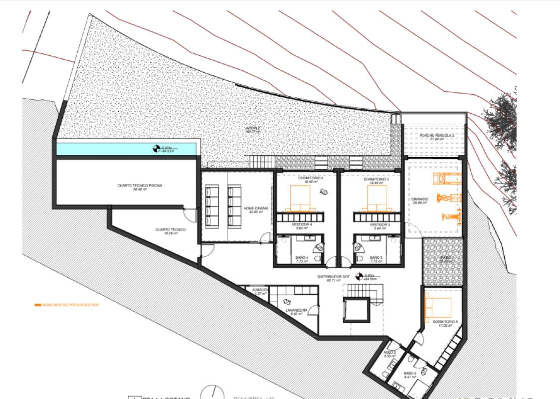 Obra nueva Villa Ana en Marbella (Revista) plan 4