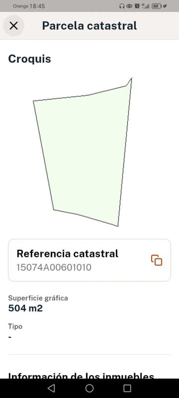 Terreno en venta en Ribeira, A Coruña plan 1