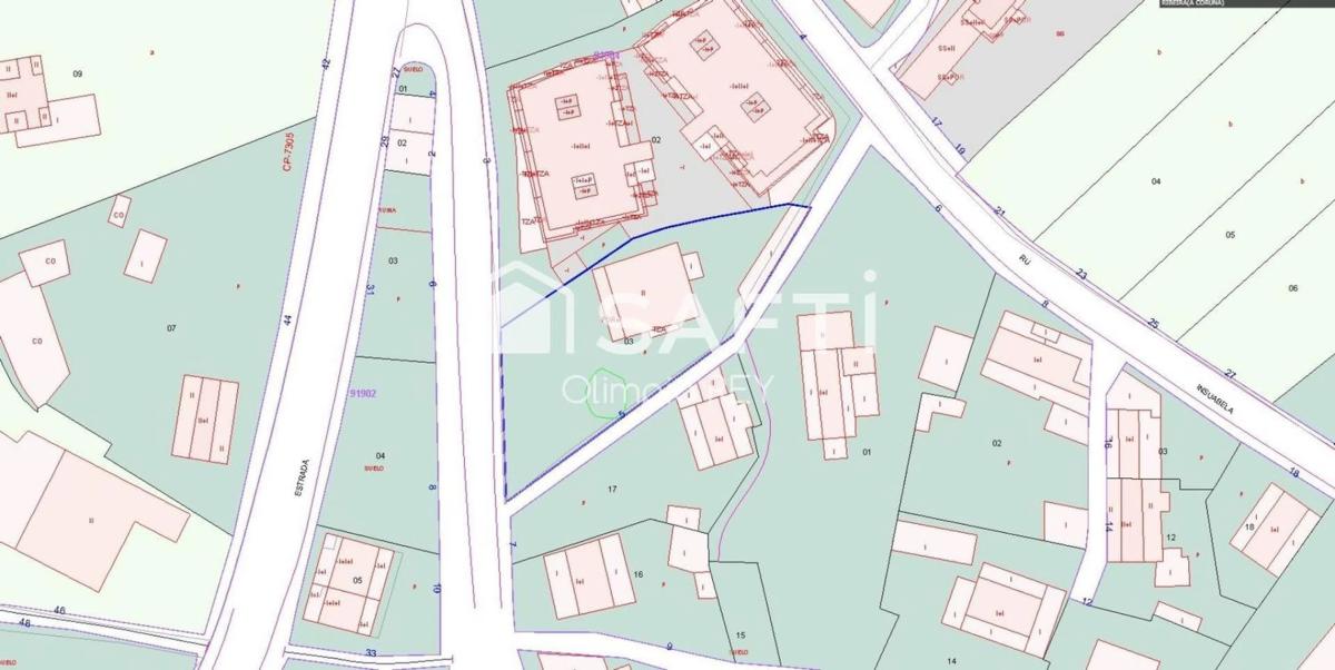 Terreno en venta en Ribeira, A Coruña plan 1
