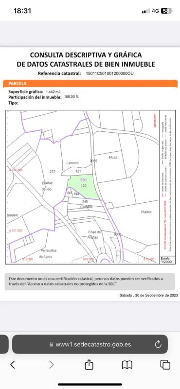 Terreno en venta en Boiro, A Coruña plan 4