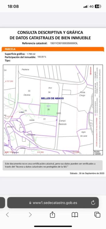 Działka na sprzedaż w Boiro, A Coruña plan 1