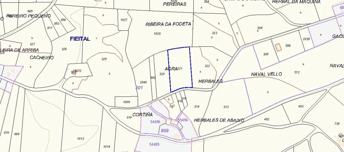 Land for sale in Laracha, A Coruña plan 1