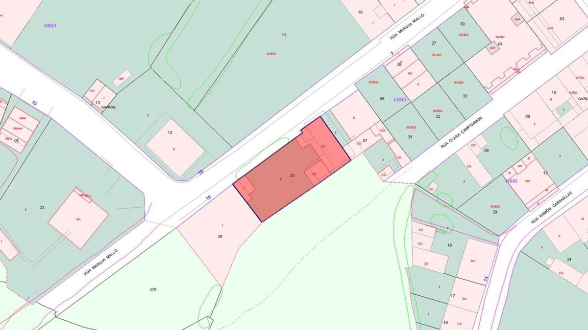 Land for sale in Laracha, A Coruña plan 1