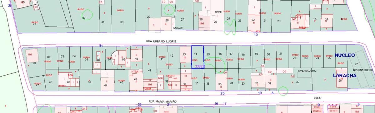 Land for sale in Laracha, A Coruña plan 1