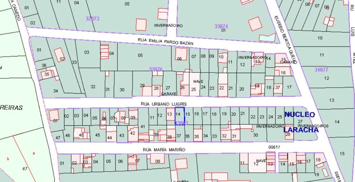 Land for sale in Laracha, A Coruña plan 2