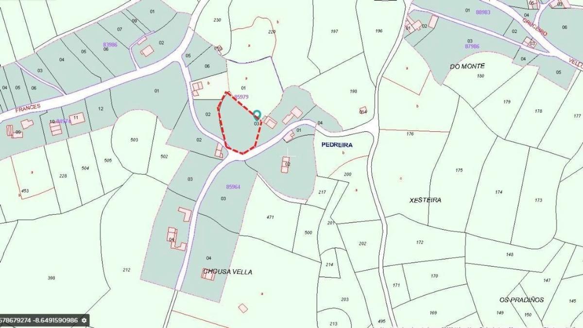 Участок земли на продажу в Ларача, Ла-Коруня plan 1