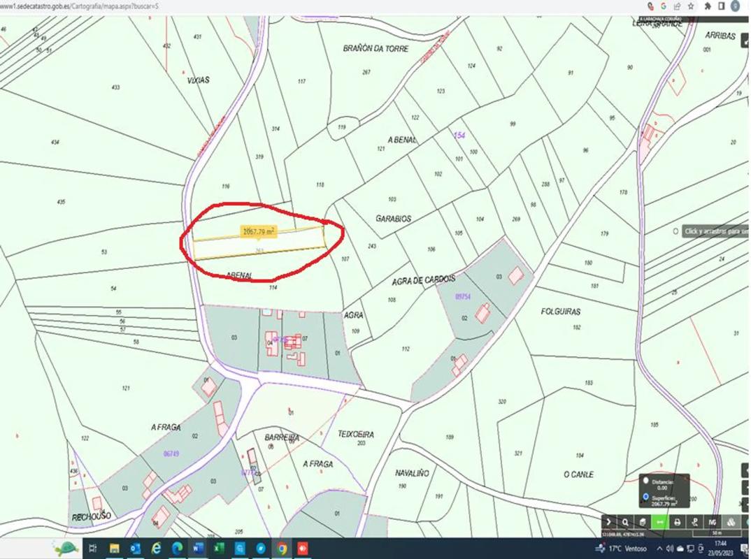 Terreno en venta en Laracha, A Coruña plan 1